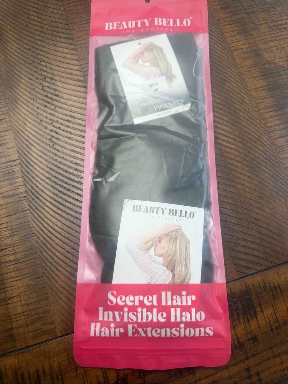 Secret Hair Invisible Halo Hair Extensions - brunette
